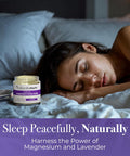 Naturallymum NaturallyMum - Magnesium Body Butter Cream for Sleep [NATURAL & VEGAN] - Magnesium Body Butter Support for Sleep Heart Bone Nerve Gut & Muscle Health - Magnesium Butter Cream for Sleep - Lavender
