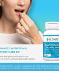 EZ Melts Dissolvable Multivitamin Without Iron 18 Vitamins & Minerals Including Vitamin A Biotin Vitamin B12 Vitamin C Vitamin D3 Zinc and More Sugar-Free 1-Month Supply
