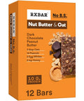RXBAR Nut Butter and Oat Protein Bars, Protein Snacks, Snack Bars, Dark Chocolate Peanut Butter, 23.2oz Box (12 Count)
