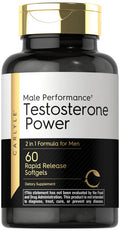 Carlyle 60 Softgels Extreme Male Formula Therapeutic Grade Non-GMO & Gluten Supplement