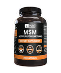 PURE ORIGINAL INGREDIENTS Msm (365 Capsules) No Magnesium Or Rice Fillers, Always Pure, Lab Verified