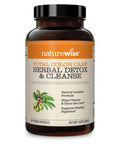 Naturewise Herbal Detox Cleanse Laxative Supplements | Natural Colon Cleanser Herb & Fiber Blend For Constipation Relief, Toxin