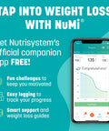 Nutrisystem Chocolate Peanut Butter Lunch Bars Bundle, 11g of Protein, Helps Support Weight Loss - 10 Count