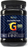 Biochem Glutamine Pure 5g Amino Acid Powder KetoFriendly Promotes Muscle Tissue Support Postworkout Easy to Mix Gluten Vegan