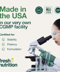 Fresh Nutrition Akkermansia Muciniphila Probiotic 500M Afu For Glp-1 Production Pre Probiotic Supplement 30 Capsules