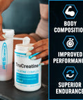 Pescience Trucreatine+ Creatine Monohydrate Powder Plus Epicatechin Micronized Creapure Creatine For Women & Men Supports Muscle Growth Strength & Recovery Cognition 30 Servings Unflavored