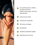 Benatural Essentials All Natural Arnica & Comfrey Cream 50g | For Sprains & Bruises | Botanical Cream for Skin Comfort After Activity | With Jojoba Oil & Vitamin E | pH Balanced | Made in the UK