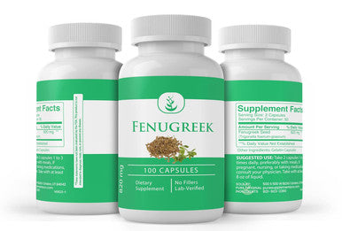 PURE ORIGINAL INGREDIENTS Fenugreek Seed, (100 Capsules) Always Pure, No Additives Or Fillers, Lab Verified