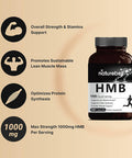 NatureBell HMB Capsules BetaHydroxy BetaMethylbutyrate 1000mg Per Serving 180 Counts Supports Lean Muscle Mass Premium HMB Supplements NonGMO