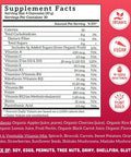 Llama Naturals Multivitamin for Women and Men Vegan Organic Gummies with Vitamin D C and K Adults Real Fruit Gummy Vitamins Chewable Multivitamin Supplement No Added Sugar Cane Cherry 120 Ct