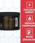 Pescience Alphamine Thermogenic Pre Workout Fat Burner Pre Workout Energy Powder With L-Carnitine Sour Green Apple 60 Scoops