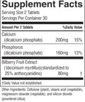 Nature'S Sunshine Bilberry Fruit Concentrate 60 Tablets