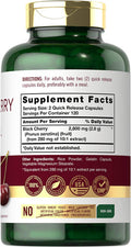 Carlyle Black Cherry Extract Concentrate | 2800 mg | 240 Capsules | Non-GMO and Gluten Free Formula | Prunus Serotina Supplement