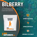 BulkSupplements Bilberry Extract Powder - Antioxidant Powder - Eye Supplements - Vision Supplements - Anthocyanin Supplement - Bilberry Extract 1000mg Supplement (100 Grams - 3.5 oz)