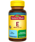 Nature Made Vitamin E 267 Mg (400 Iu) D-Alpha Dietary Supplement For Antioxidant Support 100 Softgels 100 Day Supply