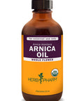 Herb Pharm Certified Organic Arnica Oil - 4 Ounce