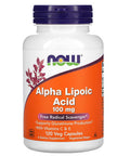 Now Foods Alpha Lipoic Acid 100mg 120 Vcaps
