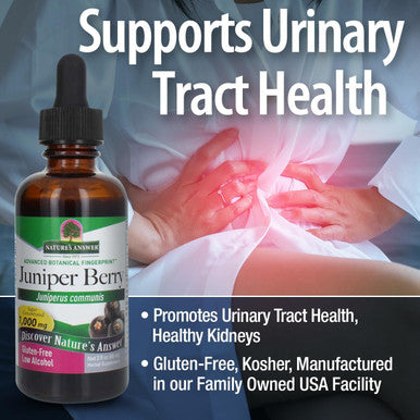 Nature'S Answer Juniper Berry Supplement with Organic Alcohol 2-Fluid Ounces | Urinary Tract Support | Promotes Healthy Kidneys