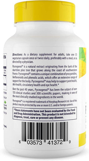 Healthy Origins Pycnogenol (Nature's Super Antioxidant) 100 mg, 120 Count
