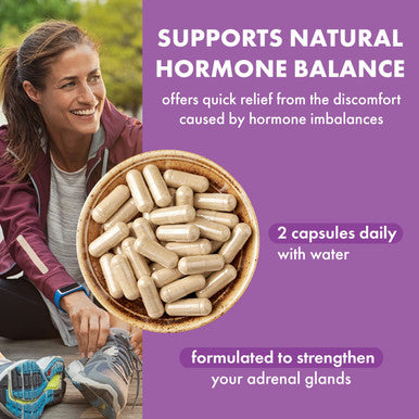 Pure Essence Labs Transitions Vitamins for Women, Natural Menopause Relief Supplement to Promote Hormone Balance, Reduce Hot Flashes, Mood Swings & Night Sweats, 120 Capsules