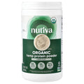 Nutiva USDA Organic Cold-Pressed Raw Hemp Seed Plant Protein with Hi-Fiber and Essential Amino Acids Powder, Non-GMO, Whole 30 Approved, Vegan, Gluten-Free & Keto, 16 Oz