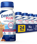 Ensure Plus Nutrition Shake With 16 Grams Of Protein Meal Replacement Shakes Butter Pecan 8 Fl Oz & Original Butter Pecan Nutrition Shake | Meal Replacement Shake | 24 Pack