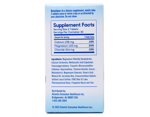 Slow-Mag Slowmag Mg Muscle Heart Magnesium Chloride With Calcium Tablets 60 Count (Pack Of 2)