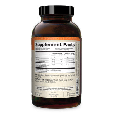 Naturewise Elite Cla 1300 Potency 95% Cla Safflower Oil Supplement