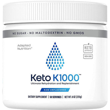 Hi-Lyte Keto K1000 Electrolyte Powder | Hydration Powder Drink Mix | Raw Mineral Flavor, No Stevia | 50 Servings | Plus Electrolyte Replacement Capsules For Rapid Rehydration