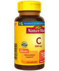 Nature Made Vitamin C 500 Mg With Rose Hips Dietary Supplement For Immune Support 130 Caplets 130 Day Supply