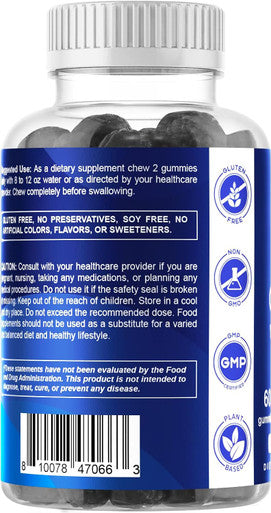 Vitamatic Iron Gummies Supplement For Women & Men - 20Mg Serving - 60 Vegan Gummies - Great Tasting Iron Gummy Vitamins With Vitamin C (60 Count (Pack Of 2))