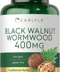 Carlyle Black Walnut Wormwood | 120 Capsules | Herbal Complex | Non-GMO Gluten