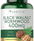 Black Walnut Wormwood | 120 Capsules | Herbal Complex | Non-Gmo, Gluten Free | By Carlyle