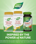 NatureS Way B100 Complex Supports Cellular Energy And Nerve Health 8 BVitamins 60 Capsules (Packaging May Vary)