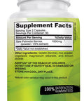 USA Grown Saw Palmetto | 180 Capsules Prostate Health Supplement | Hair Growth for Men & Women | Support to Help Maintain Normal Urination Frequency & Natural DHT Blocker to Help Prevent Hair Loss