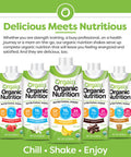 Orgain Organic Nutritional Shake Sweet Vanilla Bean Meal Replacement 16g Protein 11 Ounce 12 Count Grass Fed Clean Protein Shake Creamy Chocolate Fudge Meal Replacement 11 oz 12 Count