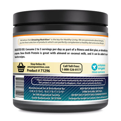 Amazing Formulas Chicken Bone Broth Protein Powder Supplement