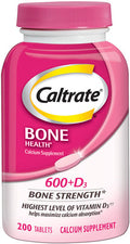Caltrate 600+D3 Calcium and Vitamin D Supplement Tablet for maximum calcium absorption, 600 mg -200 Count