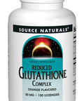 Source s Glutathione Complex, Reduced 50mg, 100 Tablets (Pack of 2)