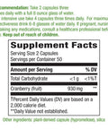 Nature's Way Premium Herbal Cranberry Fruit 930 mg per serving, 100 Capsules