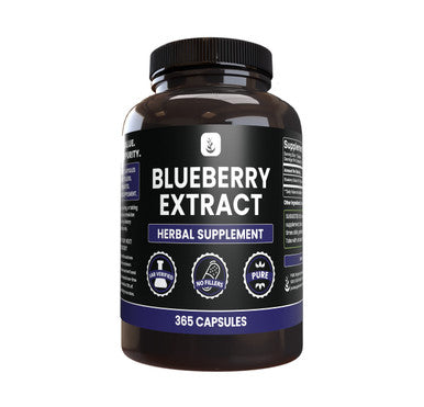 PURE ORIGINAL INGREDIENTS Blueberry Extract (365 Capsule), No Magnesium Or Rice Fillers, Always Pure, Lab Verified