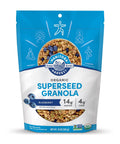Manitoba Harvest Hemp Yeah Superseed Granola, Blueberry - 10oz - 11g Protein, 4g Fiber, 3.5g Omega 3 & 6 per 60g serving - With Hemp & Pumpkin Seeds - Vegan, Non-GMO Project Verified