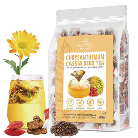Chicory And Gardenia Tea Bags, Kidney and Liver Tea, Chicory Root Chinese Herbal Tea With Gardenia, Licorice, Mulberry Leaf & More, 8 Natutal Ingredients, Kidney Cleanse Detox Tea for Men & Women (2 Pack(50 pcs))