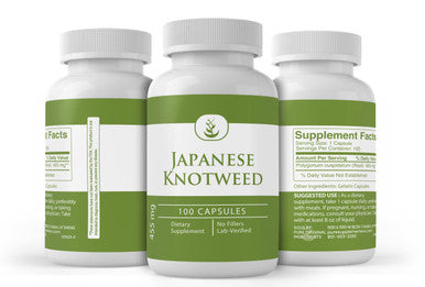 PURE ORIGINAL INGREDIENTS Japanese Knotweed, (100 Capsules) Always Pure, No Additives Or Fillers, Lab Verified