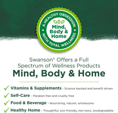 Swanson Amino Acid L-Tryptophan 500 Milligrams 60 Capsules