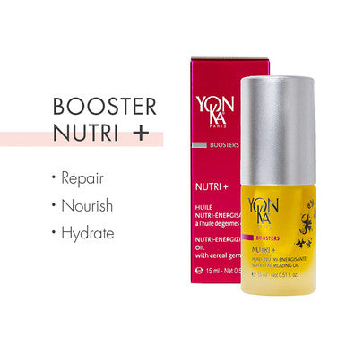 Yon-Ka Booster Nutri Plus (15ml) Energizing Anti-Aging Concentrate, Treat Fine Lines and Wrinkles with Vitamin E, Renew Sun Damaged Skin, Paraben-Free