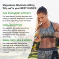 Alliwise Magnesium Glycinate 500Mg Supplemnt, High Absorption Dietary Supplement For Muscle, Heart, Nerve And Bone Support, Gluten Free, Non Gmo, 120 Capsules, 60 Day Supply