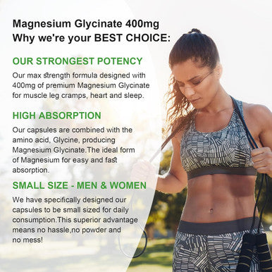Alliwise Magnesium Glycinate 500Mg Supplemnt, High Absorption Dietary Supplement For Muscle, Heart, Nerve And Bone Support, Gluten Free, Non Gmo, 120 Capsules, 60 Day Supply