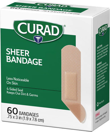 Curad Sheer Assorted Sizes (Pack of 4)