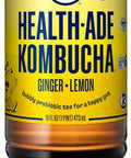 Health-Ade Kombucha Organic Lemon Ginger 16 Fl Oz